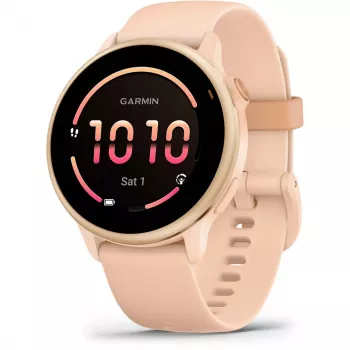 Garmin vívoactive 6 3,05 cm (1,2) AMOLED 42 mm digitálny 390 x 390 pixelov dotyková obrazovka ružová Wi-Fi GPS (satelit)