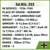 Cobi Blocks Sd.Kfz 222 stavebnica COBI-2657 — 502 kociek