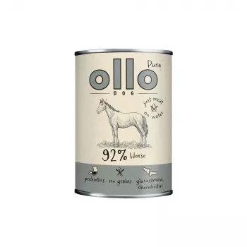 OLLO Pure Horse - mokré krmivo pre psov - 400g
