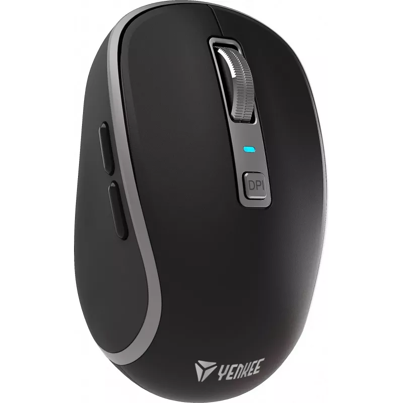 Dual WiFi+Bluetooth bezdrôtová myš, nabíjateľná batéria, 5 tlačidiel