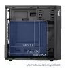 Akyga AK19BK Micro-Tower PC skriňa, Micro-ATX / Mini-ITX, USB-C + USB 3.0 + 2x USB 2.0, bez napájacieho zdroja, čierna