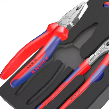 9780 penová vložka KNIPEX sada klieští 1, 3-dielna čierna/sivá, pre vozík Tool Rebel