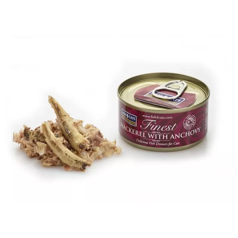 FISH4CATS Makrela so sardinkou - mokré krmivo pre mačky - 70 g