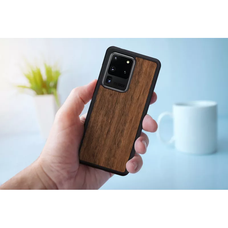 Puzdro na telefón od Man and Wood pre Samsung Galaxy S20 Ultra — čierna Koala