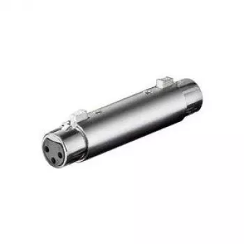 Wentronic XLR 009 Adaptér, 3-pinový XLR zásuvka na zásuvku (27459)