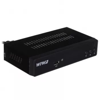 TV tuner WIWA H.265 LITE — DVB-T/DVB-T2 tuner s podporou H.265, Full HD, HDMI, USB, SCART