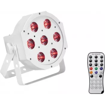 LED podlahové svietidlo EUROLITE SLS-7 HCL biela – LED podlahová lampa s funkciou HCL, biele prevedenie