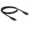 USB kábel DeLOCK 85533 USB 3.2 Gen 1 1 m USB C čierny