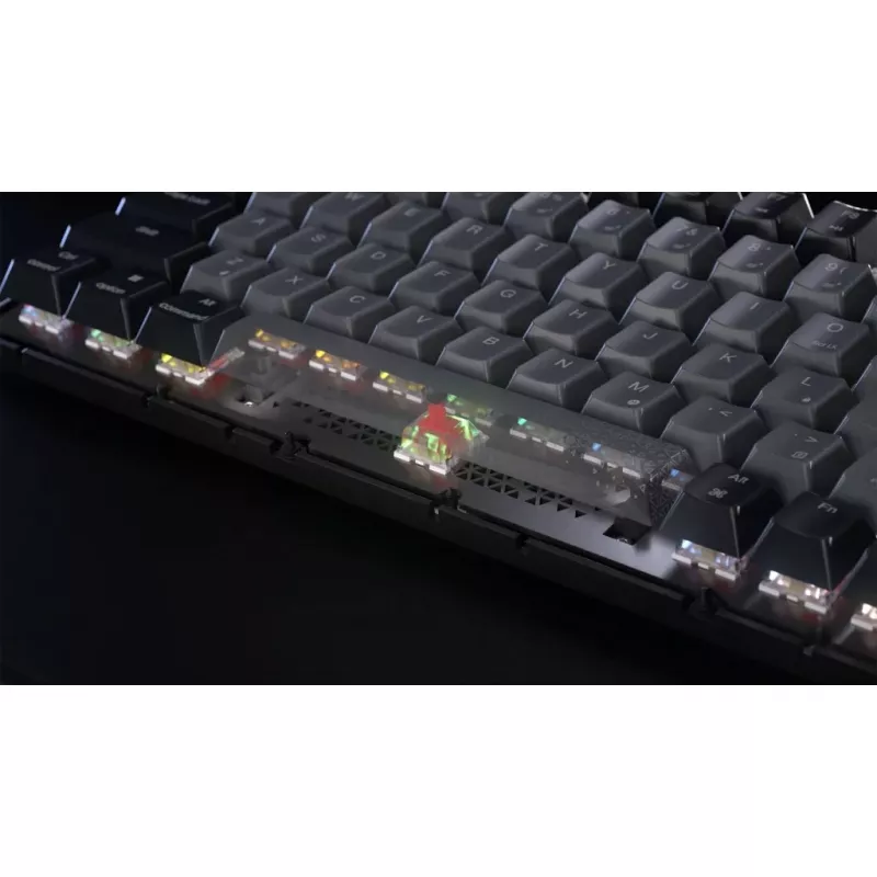 Corsair Gaming K65 Plus Wireless 75% RGB herná klávesnica, MLX červená - čierna, sivá
