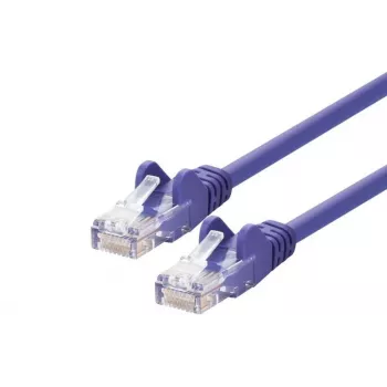 Sieťový kábel LOGON TCU55U075P Cat5e U/UTP (UTP) fialový 7,5 m RJ-45 pozlátené kontakty