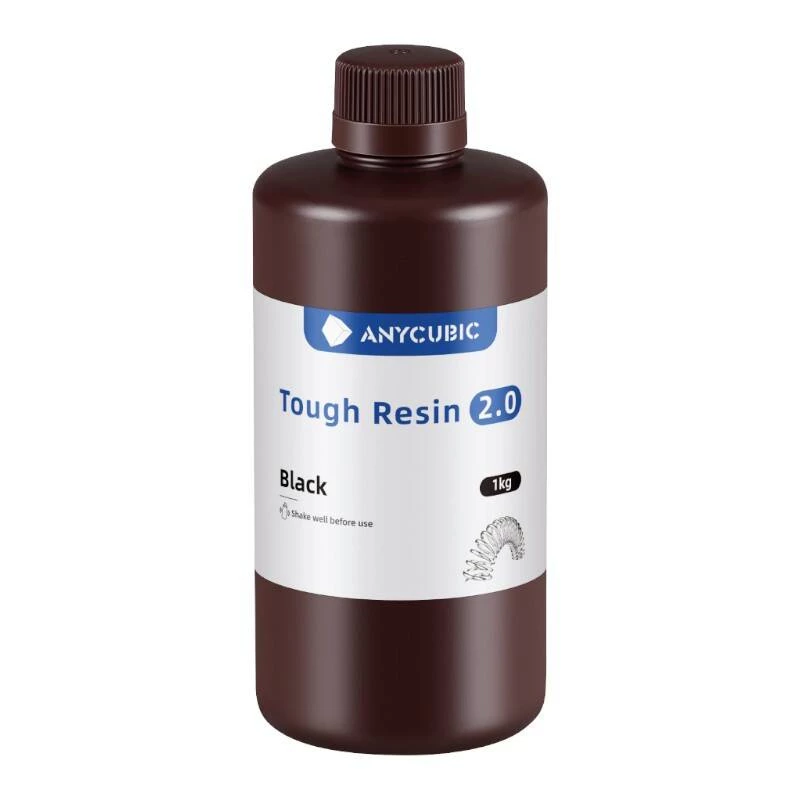 Fotopolymérová živica AnyCubic Tough Resin 2.0 čierna 1 kg SRX2BK-101A