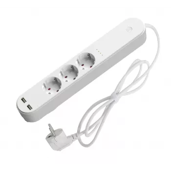 Smart Power Strip Denver SHP-310U 3 AC výstupy Typ F 3680 W