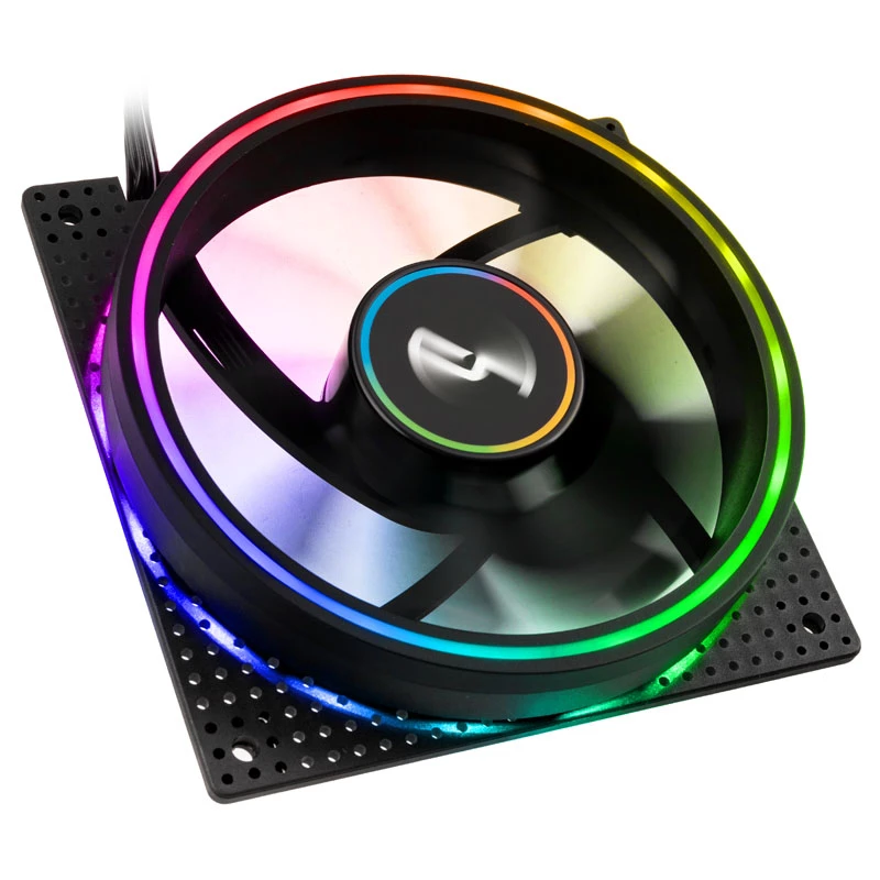 Cryorig Crona S CR-XRS3 PWM ARGB ventilátor do skrinky (3 ks), 120 mm, čierny