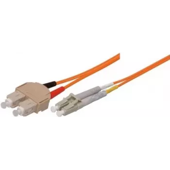 Tecline exertis Connect – patch kábel – SC Multimode (M) na LC Multimode (M) – 10 m – optické vlákno – 62,5/125 mikrometrov – OM1 – oranžový (86610)