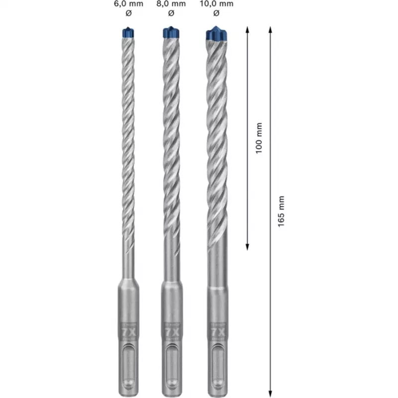 Bosch 2 608 900 196 vrták do kladiva 3 kusy