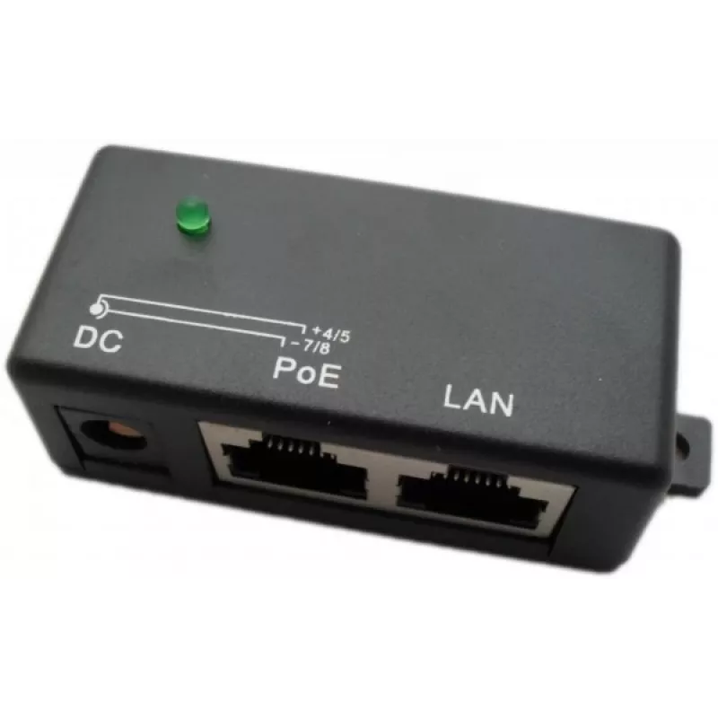 PoE injektor Extralink 1 port 100 Mbit/s RJ45