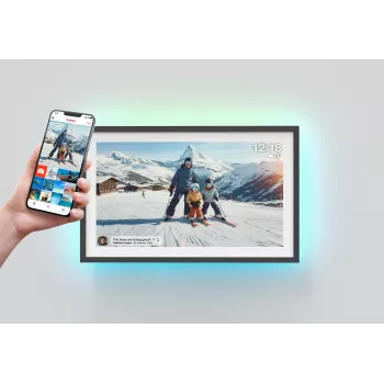 Digitálny fotorámik Denver PFF-1081 10,1 palcov dotykový displej Wi-Fi čierny
