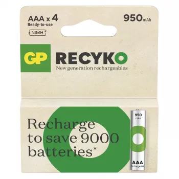 Batérie R03/AAA NI-MH 950mAh blister 4 ks
