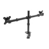 Akyga AK-MB-02 stolný držiak na dva monitory, 2 x 10 kg, VESA 75x75 / 100x100, 15–32