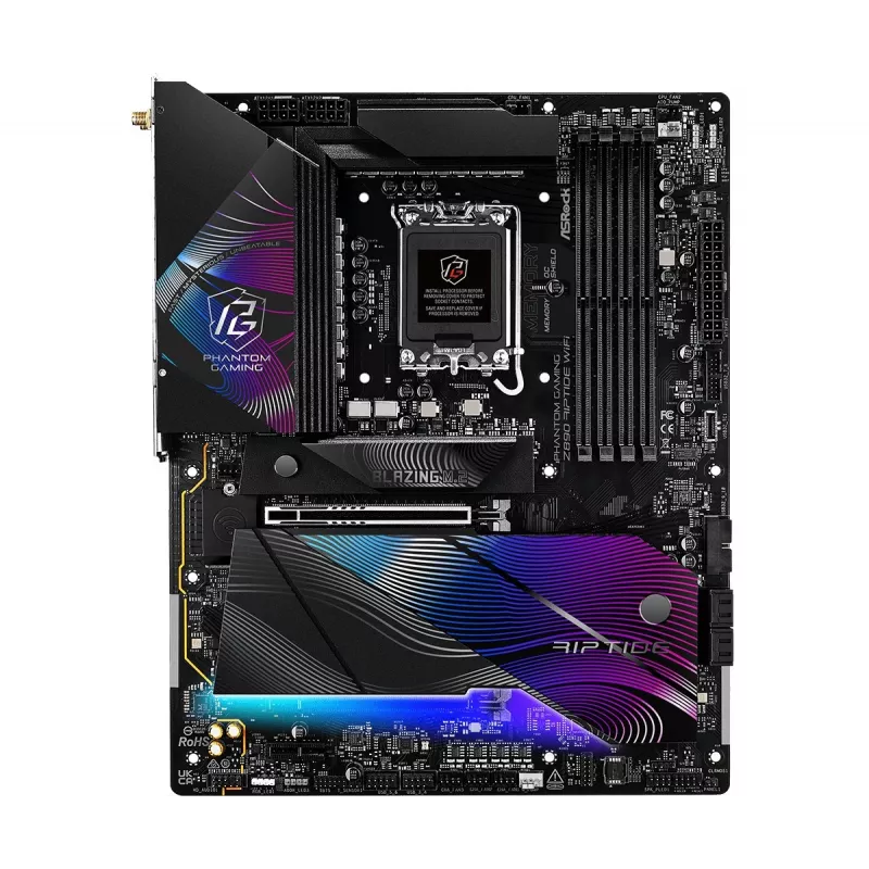 Základná doska ASRock Z890 Riptide WiFi — Intel Z890, LGA1851, ATX, DDR5, 4 DIMM, Wi‑Fi 7, 2.5Gb LAN, Thunderbolt 4
