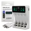 Nabíjačka batérií QOLTEC 50848 pre NiMH AAA (R03) a AA (R6) články s LCD displejom