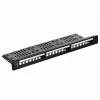 Patch panel 1U LANBERG PPKS-1124-B, 24 portov, 1U, ABS, čierny, 482,6×44,5×154 mm