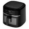 Adler AD 6318 teplovzdušná fritéza, 8 l, 2500 W, LCD displej, 9 programov, čierna