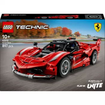 LEGO Technic Ferrari FXX K model v mierke 1:10, 897 dielov, od 10 rokov