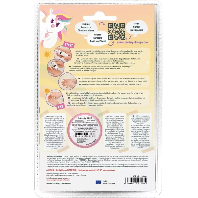Pečiatka COLOP 156694 okrúhla viacfarebná