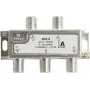 Triax SCS 4 - káblový rozbočovač - 75 Ohm - 5 - 2400 MHz - strieborný - biely - samica/samica - 11,5 dB (349824)
