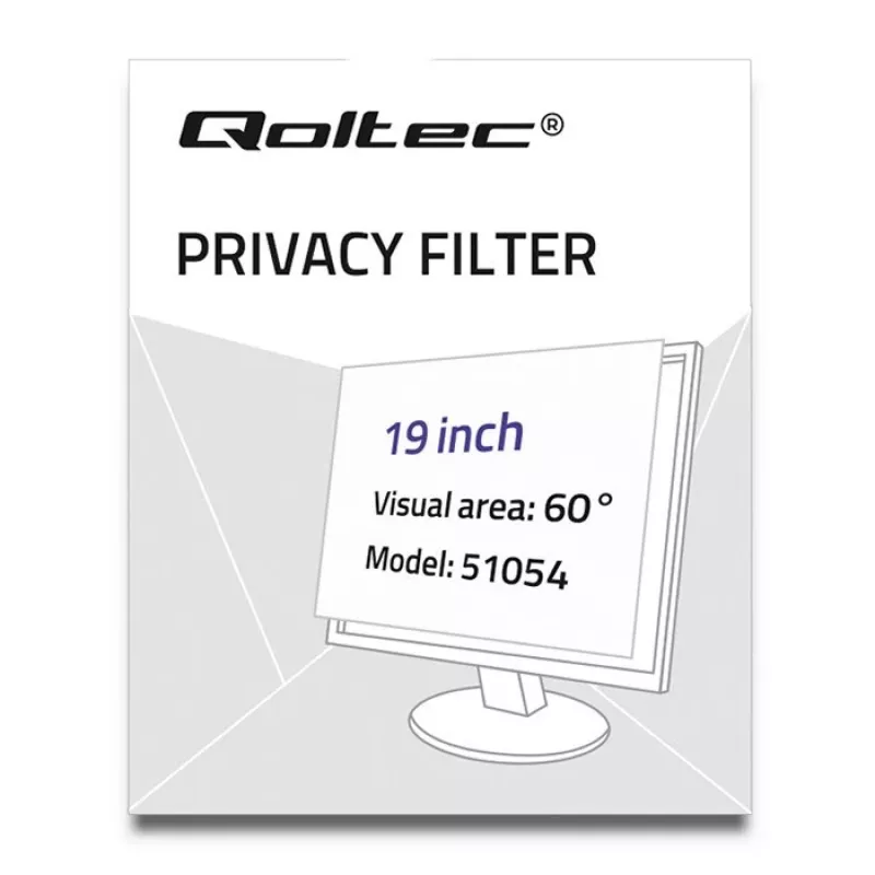 Qoltec 51054 filter proti videniu 48,3 cm (19) laptop