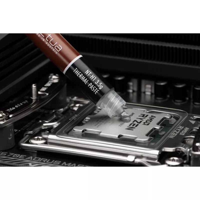 Termálna pasta Noctua NT-H1 AM5 Edition, 3,5 g, 1,4 ml, vrátane Thermal Paste Guard, svetlosivá