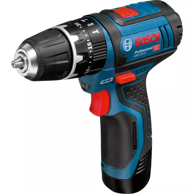 Bosch GSB 12V-15 Professional 1300 RPM čierna, modrá