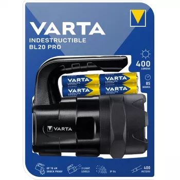 Varta INDESTRUCTIBLE BL20 PRO ručná lampa čierna LED (18751101421)