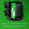 Numskull Games Official Xbox Gaming Locker, držiak na disky pre hry, Xbox, čierny, káblový, 1 kus