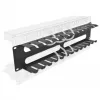 DeLOCK - panel na vedenie káblov pre rozvádzač - čierny - 2U - 48,3 cm (19) (66553)