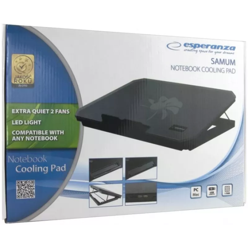 Esperanza EA141 chladiaci podložka pod notebook 1200 RPM