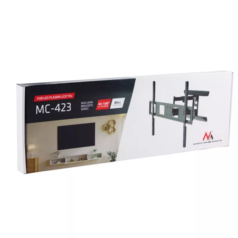 TV nástenný držiak MACLEAN MC-423 pre 43–100