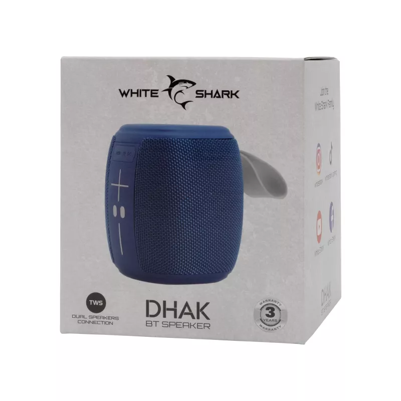 Prenosný reproduktor White Shark GBT-888 Dhak modrý