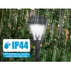 Beper P207ILO040 solárne záhradné svietidlá s kolíkom, súprava 4 kusov, IP44, čierne
