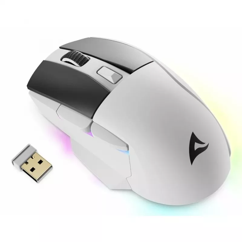 Sharkoon SGM50W myš herná pravá ruka RF bezdrôtová + USB Type-A optická 6400 DPI
