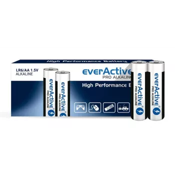 Jednorazové AA alkalické batérie everActive LR610PAKPA, 1,5 V, 3000 mAh, 10 ks balenie