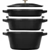 Staub La Cocotte 4,2 L okrúhly liatinový hrniec na dusenie