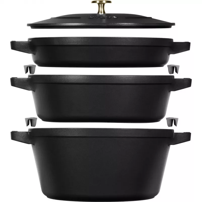 Staub La Cocotte 4,2 L okrúhly liatinový hrniec na dusenie