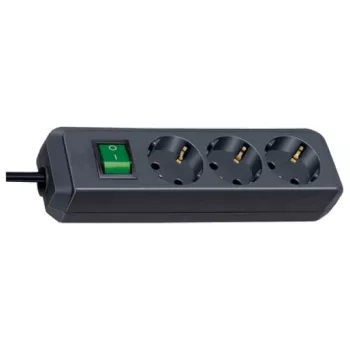 Predlžovací kábel Brennenstuhl Eco-Line 5m 3 zásuvky čierny