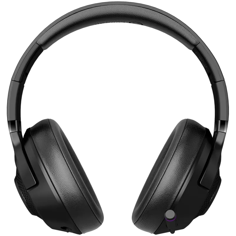 Lorgar Noah 702 (LRG-GHS702) bezdrôtový herný headset, Bluetooth 5.3, USB prijímač, 3,5 mm AUX, 40 mm meniče, 1000 mAh, RGB, čierny