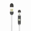 Sbox 2IN1W USB->Micro USB+IPH.5 M/M 1M biely