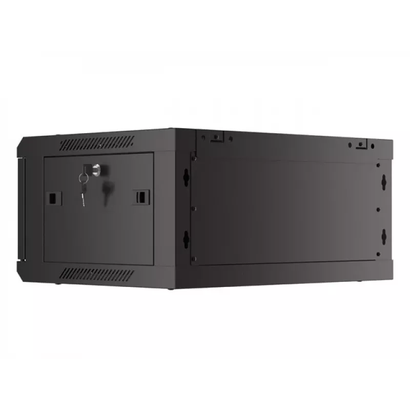 Lanberg WF01-6404-23B rack rozvádzač 4U nástenný čierny