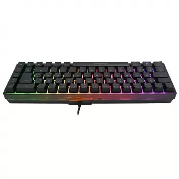 Deltaco herná klávesnica DK240 mini 60% USB, RGB čierna