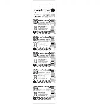 Lítium batéria everActive CR2477 – blister 5 ks